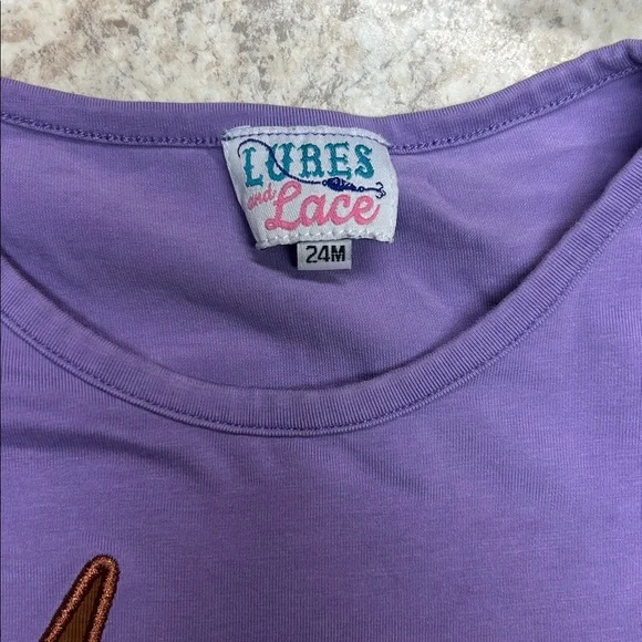 Purple Unicorn Kids Matching Set - Picture 2 of 2